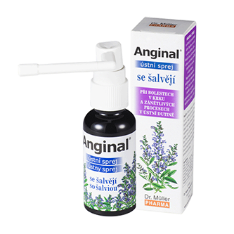 Anginal spray do ust z szałwią, Dr, Muller Pharma, 30 ml