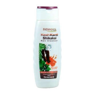 Ajurwedyjski szampon Shikakai przeciw wypadaniu i siwieniu włosów, Pantanjali, 200 ml