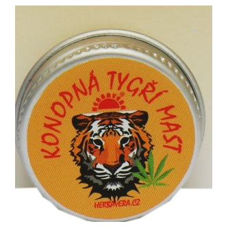 Maść tygrysia  z olejem konopnym, Herbavera, 4,5 g