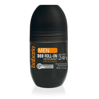 Dezodorant roll-on dla mężczyzn na bazie 100% wyciągu z aloesu, Babaria, 50 ml