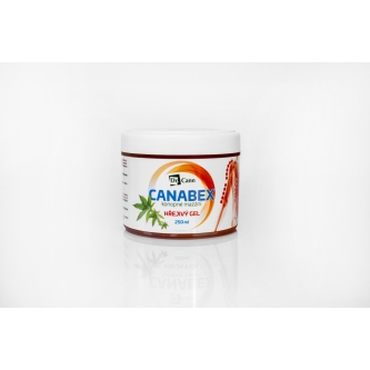 Canabex - Rozgrzewający żel zawierający naturalny olej konopny i mentol, na bolące mięśnie i stawy, Parenteral, 250 ml