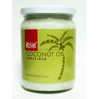 Olej kokosowy nierafinowany, Rish, 500 ml