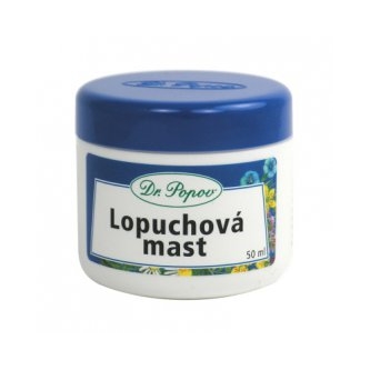 Maść Łopianowa na pszczelim wosku, Dr. Popov, 50 ml