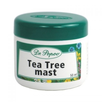 Maść Tea Tree na pszczelim wosku, Dr. Popov, 50 ml