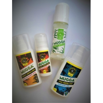 Zestaw na komary i kleszcze, Mugga, 2x50ml - 2x75 ml