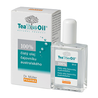 Czysty (100%) olejek z drzewa herbacianego, Dr. Muller Pharma, 30 ml